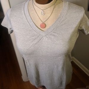 V-neck tee